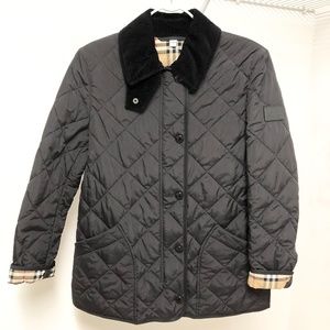 New BURBERRY XS Cotswold Thermoregulated Quilted Barn Jacket